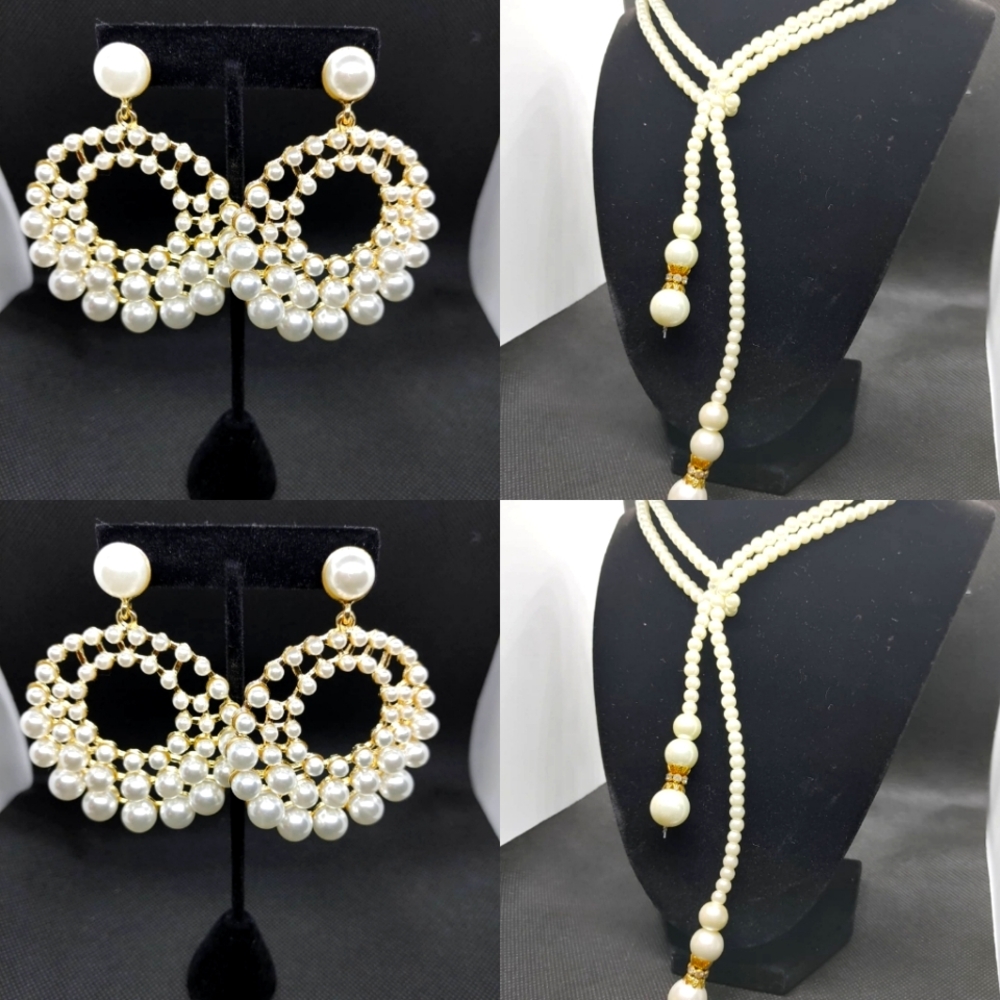 Ladies pearl set